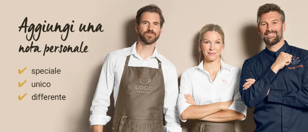 personalizzazione accessori settore horeca