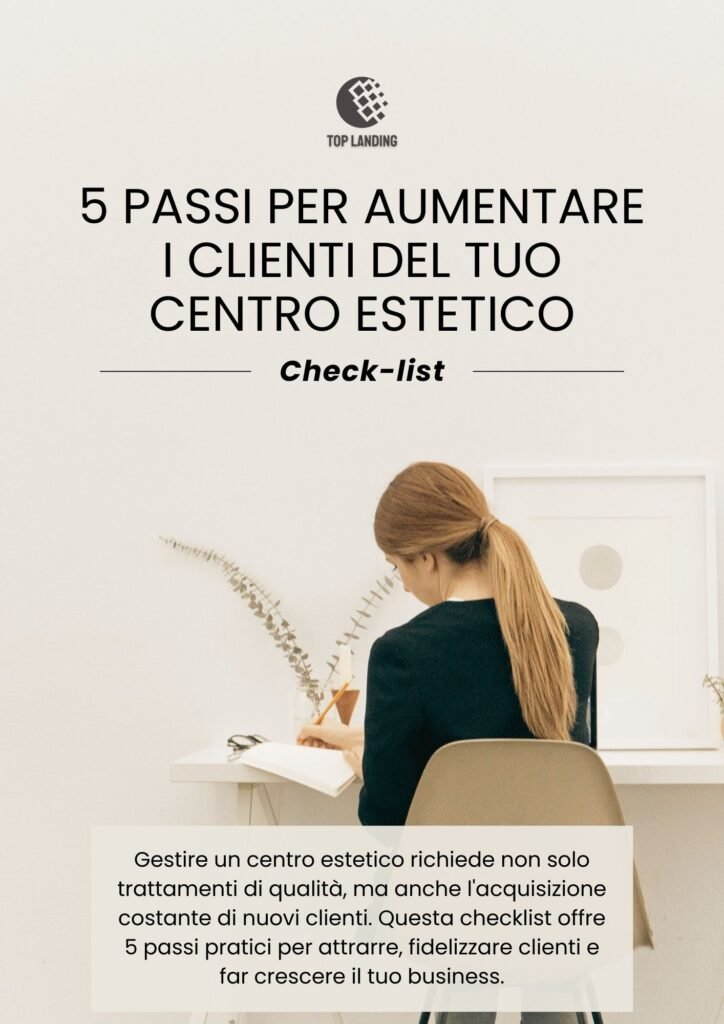 Checklist per aumentare i clienti